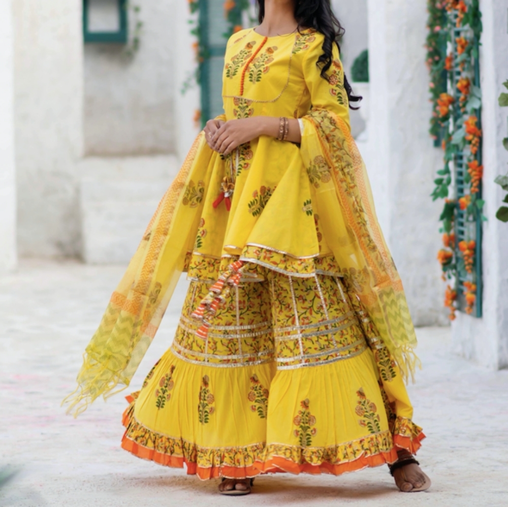 Jaipur palazzo indian dress